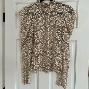 Anthropologie lace top
